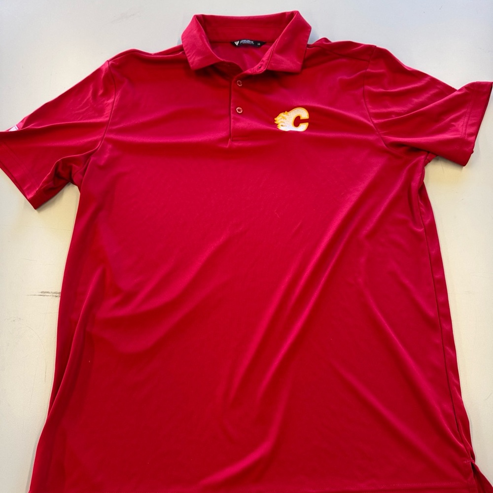 Men's LevelWear Calgary Flames Golf shirt Large
